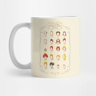 The Marvelous Cartoon Wigs Museum Mug